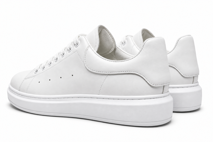 Sneakers Bărbați White Leather [3]