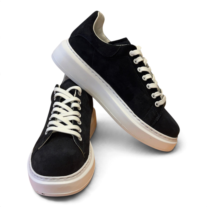 Sneakers Bărbați Urban Suede Navy Piele Întoarsă Bleumarin [4]