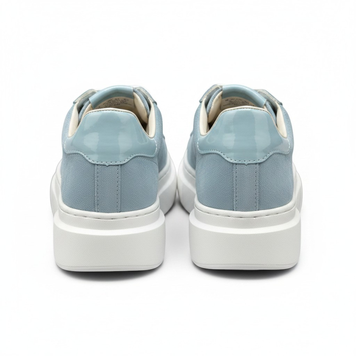 Sneakers Damă din Piele Întoarsă Sky Bleu [4]