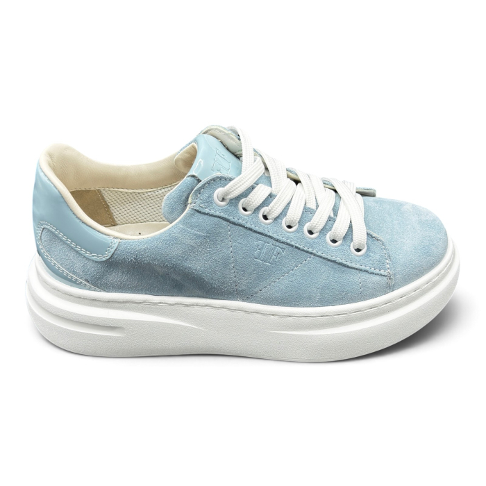 Sneakers Damă din Piele Întoarsă Sky Bleu [8]
