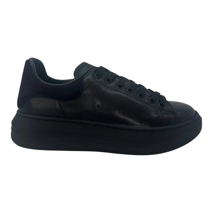 Sneakers Damă Urban Line Negru din Piele Naturală – Fabricați în România [3]