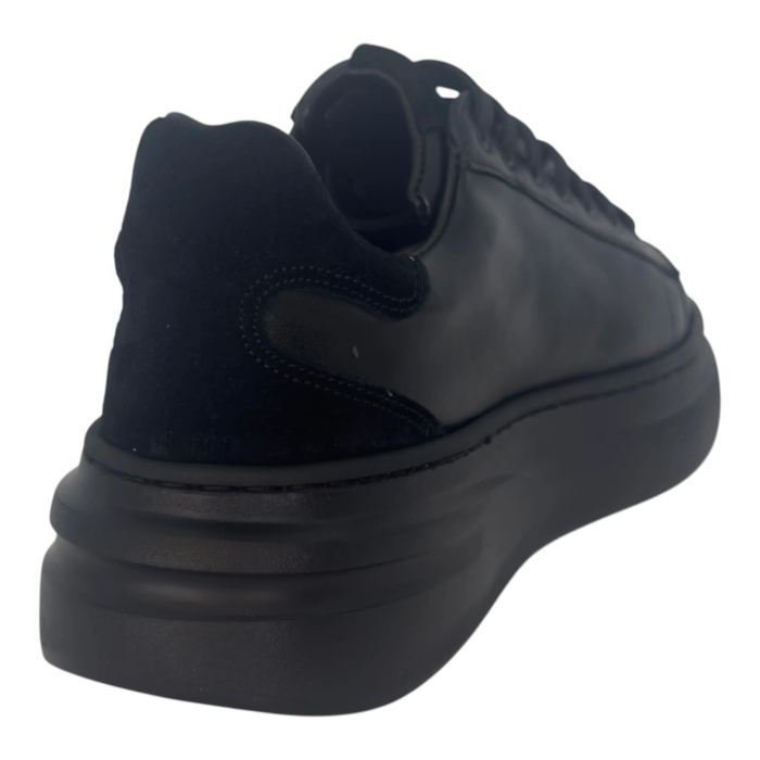 Sneakers Damă Urban Line Negru din Piele Naturală – Fabricați în România [8]