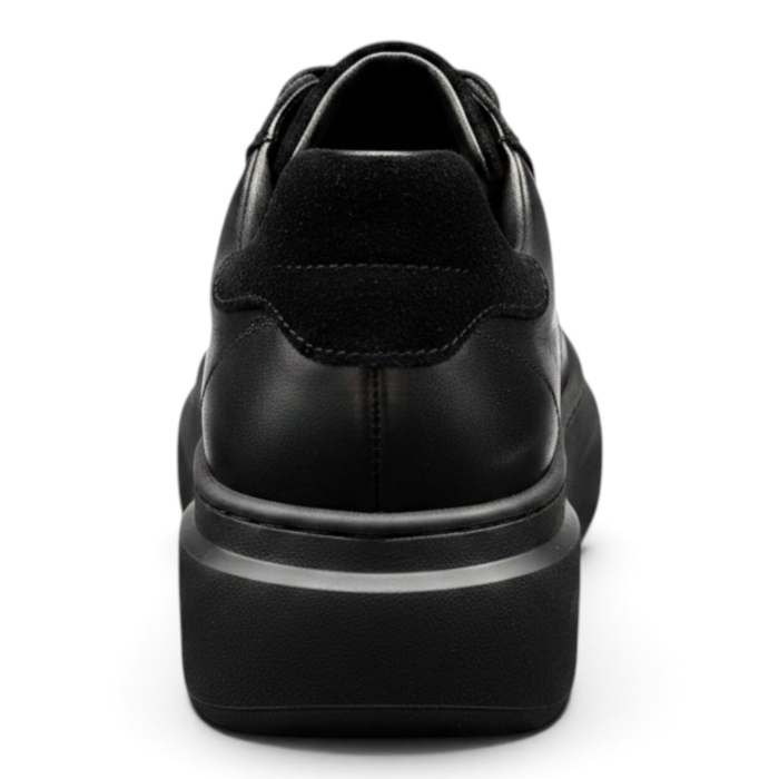 Sneakers damă din piele Urban Line – Negru [4]