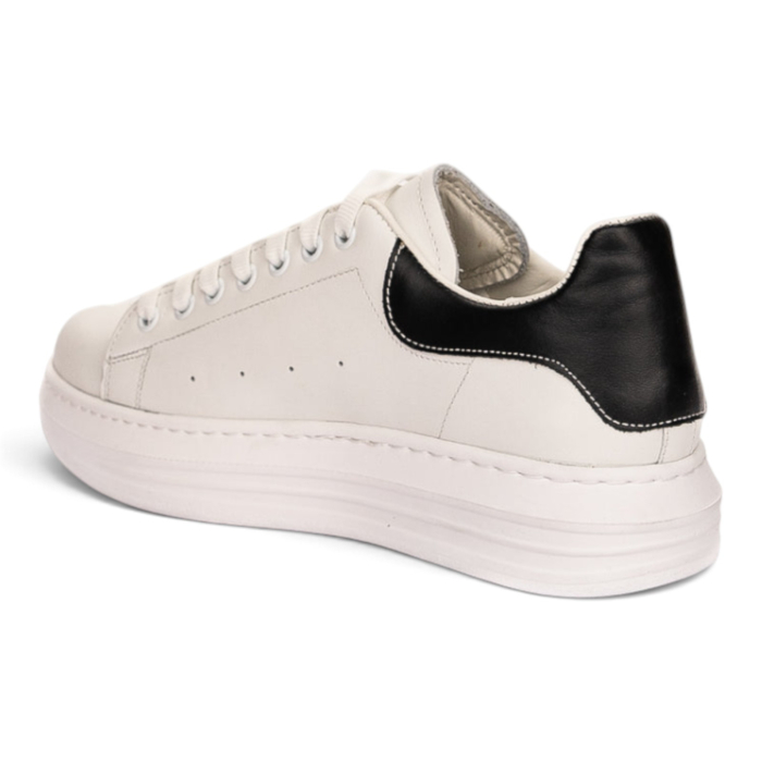 Sneakers Damă Kira Alb din Piele Naturală – Fabricați în România [4]