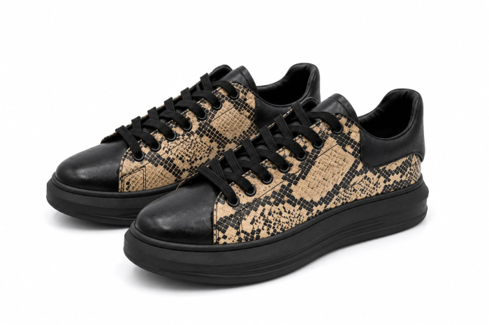 Sneakers Damă Luna Python din Piele Naturală – Fabricați în România [4]