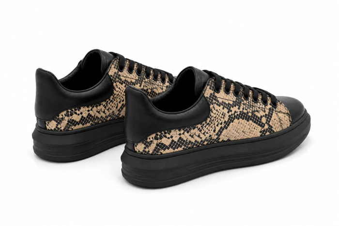 Sneakers Damă Luna Python din Piele Naturală – Fabricați în România [3]
