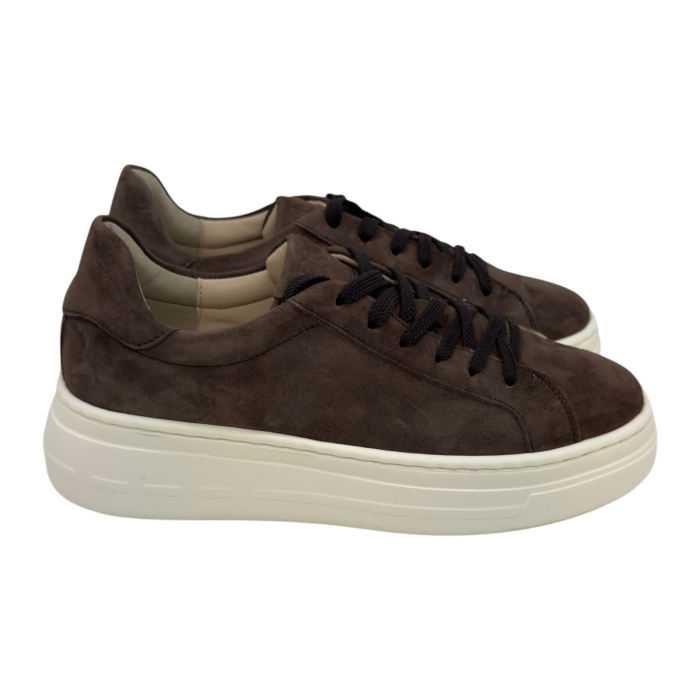 Sneakers Damă SIENA Brown din Piele Întoarsă [7]