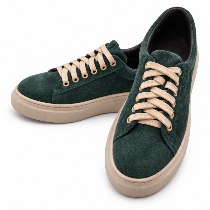 Sneakers Damă Siena Forest din Piele Întoarsă [2]