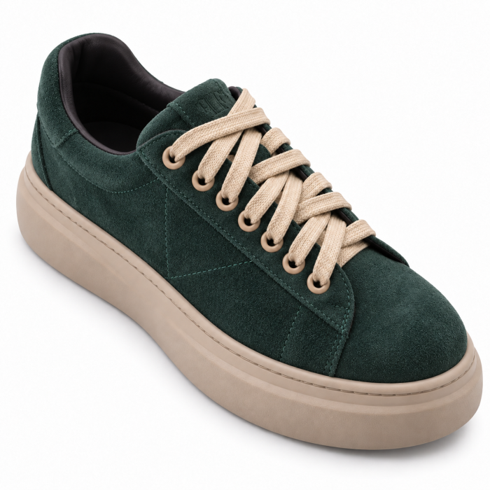 Sneakers Damă Siena Forest din Piele Întoarsă [3]