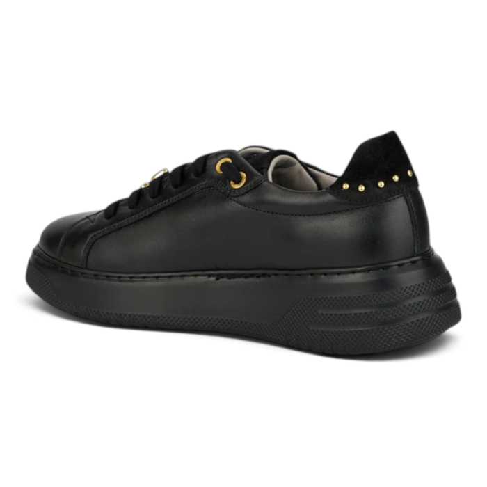 Sneakers Damă Sofia Negru din Piele Naturală – Fabricați în România [3]