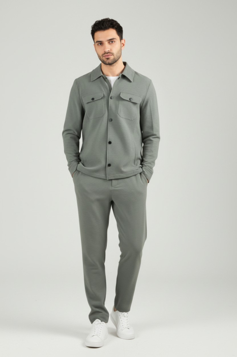 Costum Smart Casual Gri [2]