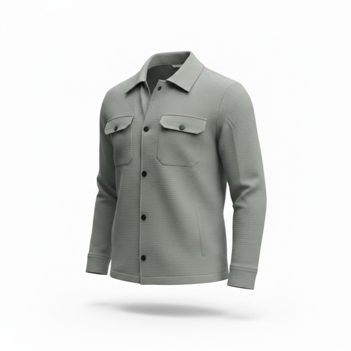 Costum Smart Casual Gri [4]