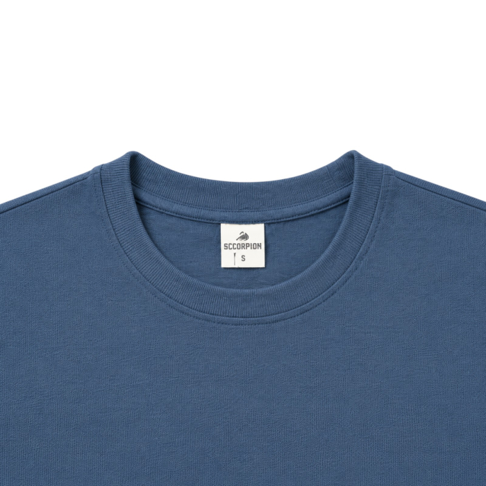 Tricou Bărbați Bleu Texturat [5]