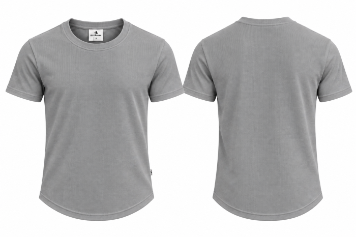 Tricou Barbati Gri Texturat [2]