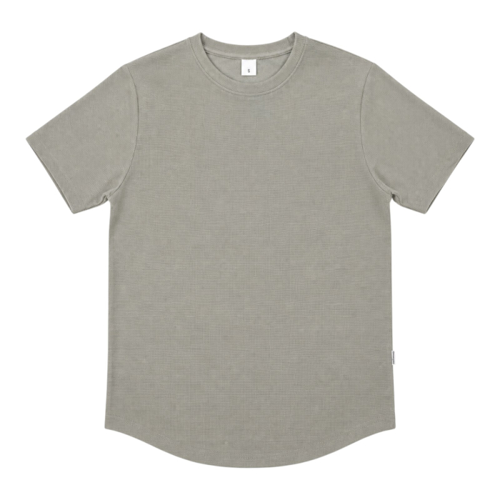 Tricou Bărbați Gri Texturat [2]