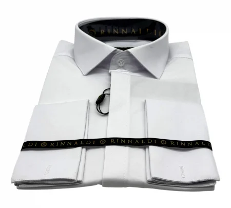 Cămașă manșetă dublă Rinnaldi Alba [1]