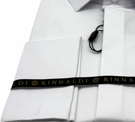 Cămașă manșetă dublă Rinnaldi Alba [5]