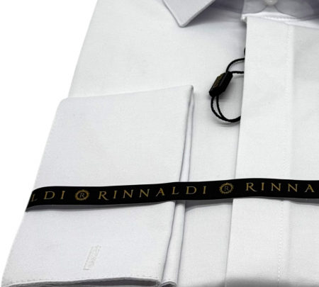 Cămașă manșetă dublă Rinnaldi Alba [2]