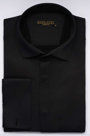 Camasi - Cămașă Rinnaldi neagră office bumbac