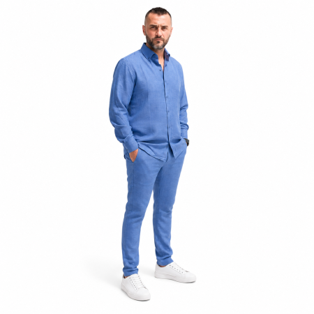 Compleu Smart Casual Bleu pentru Bărbați [0]