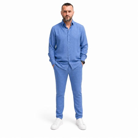 Compleu Smart Casual Bleu pentru Bărbați [1]
