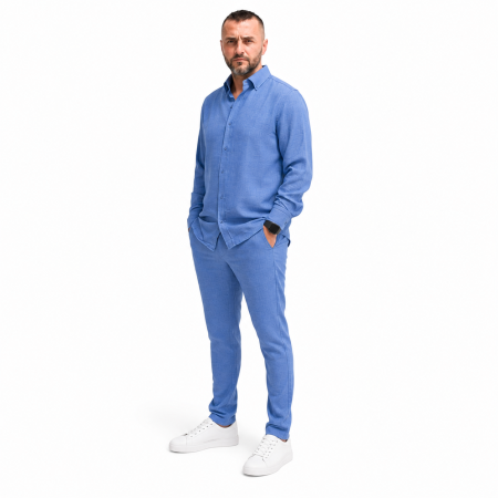 Compleu Smart Casual Bleu pentru Bărbați [2]