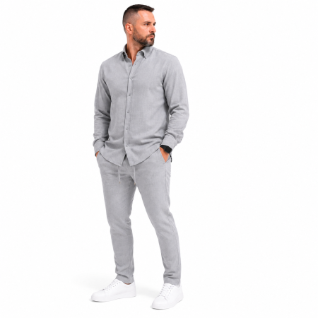 Compleu Smart Casual Gri pentru Bărbați [0]