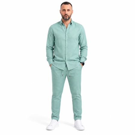 Compleu Smart Casual Verde pentru Bărbați [0]