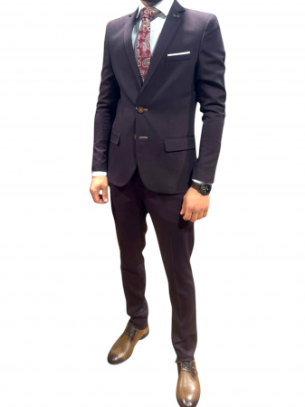 Slim Fit - Costum SLIM FIT Bordo