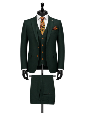 Office - Costum elegant Verde slim fit pentru bărbați - Copie