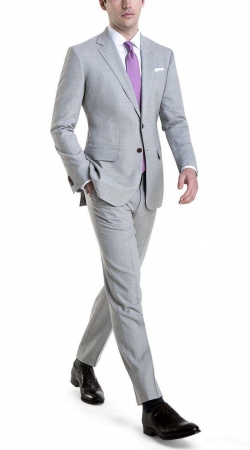 Slim Fit - Costum Gri Office