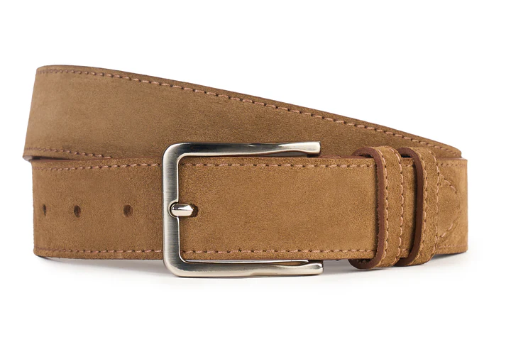 Curele - CUREA  PIELE ÎNTOARSĂ  SAND