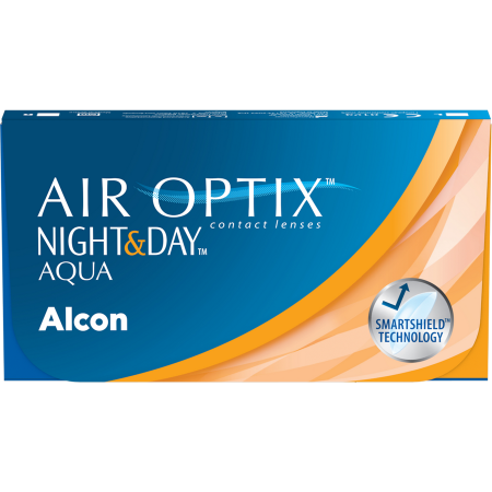 Lentile de contact - Lentile de Contact Air Optix Night&Day Aqua/ 3 buc