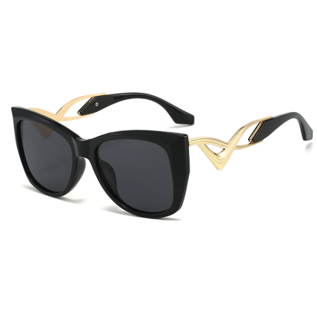 Ochelari de soare - Ochelari de Soare Amy Lee black/gold