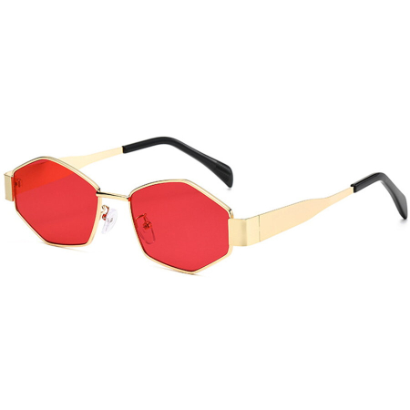 Ochelari de soare - Ochelari de Soare Denisse gold/red