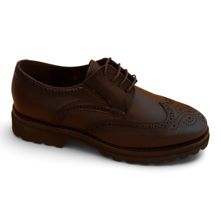 Pantofi Bărbați Brogue Classic din Piele Maro [2]