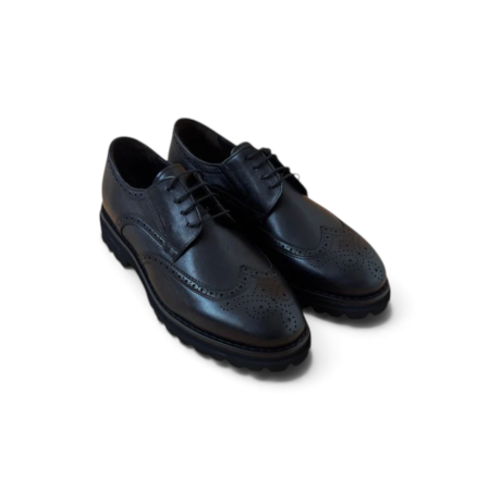 Pantofi Bărbați Brogue Classic din Piele Neagră [1]