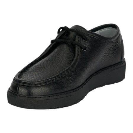 Pantofi barbati din piele naturala neagra [4]