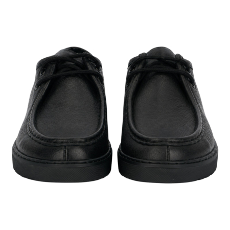 Sneakers - Pantofi barbati din piele naturala neagra