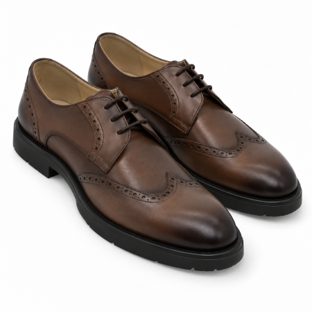 Pantofi - Pantofi SelyMen's Brogue-Maro
