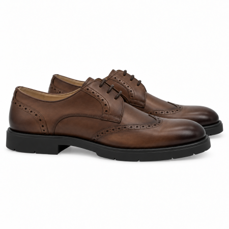 Pantofi SelyMen's Brogue-Maro [3]