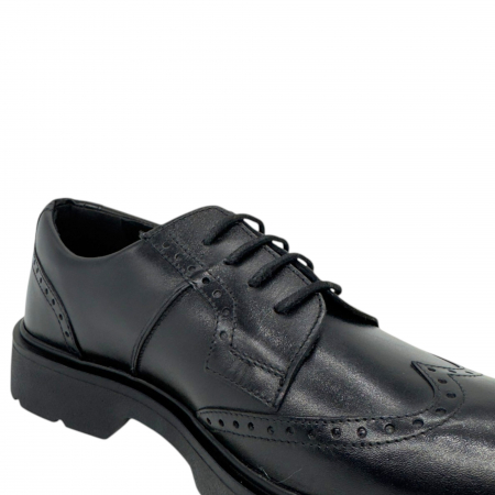 Pantofi SelyMen's Brogue-Negru [3]