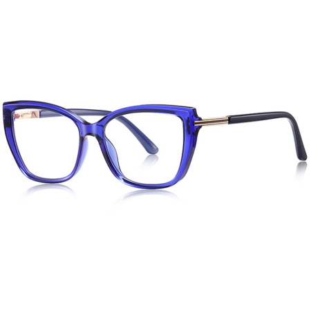 Ochelari Protectie PC - Rame de Ochelari Dama Aliona blue/gold protectie PC