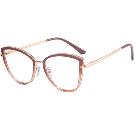 Ochelari Protectie PC - Rame de Ochelari Dama Amna brown/gold protectie PC