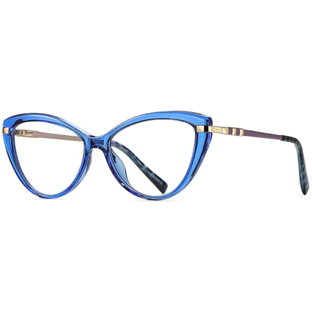 Ochelari Protectie PC - Rame de Ochelari Dama Bambi blue transparent/gold protectie PC