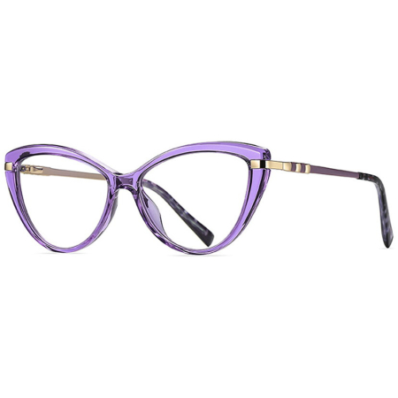 Ochelari Protectie PC - Rame de Ochelari Dama Bambi purple transparent/gold protectie PC