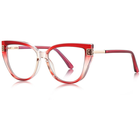 Ochelari Protectie PC - Rame de Ochelari Dama Fatima red transparent/gold protectie PC