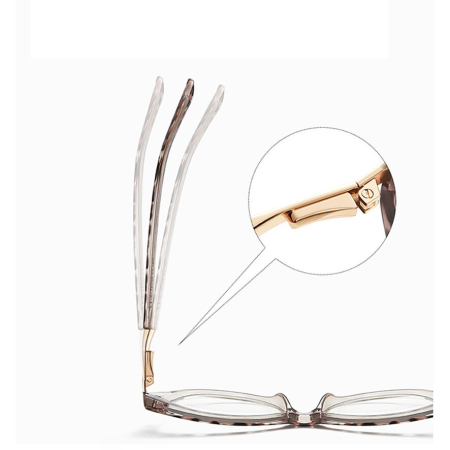 Rame de Ochelari Dama Ilona beige transparent/gold protectie PC [1]