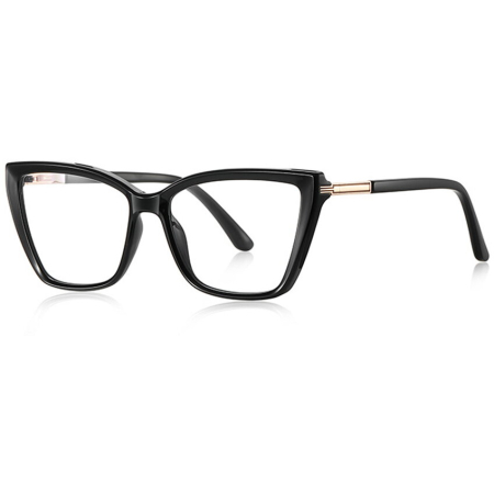 Rame de vedere Femei - Rame de Ochelari Dama Luisa black/gold protectie PC