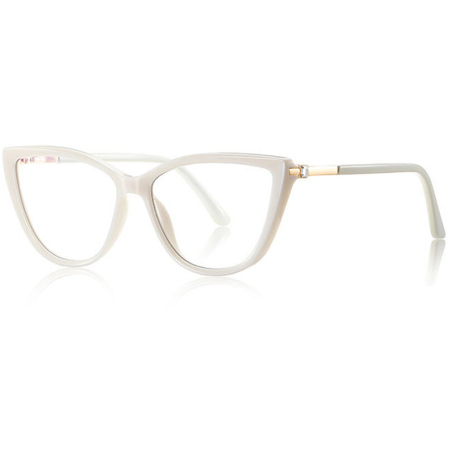 Ochelari Protectie PC - Rame de Ochelari Dama Pamella white/gold protectie PC